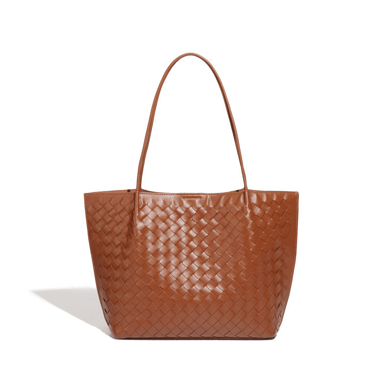 Große solide Damen Tasche mit klassischen Muster