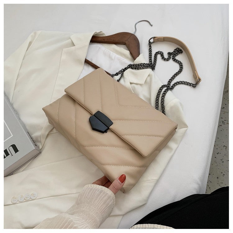 Kleine trendige Schultertaschen aus PU-Leder