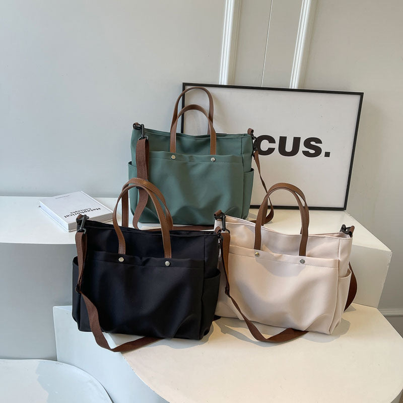 Modische, lässige Canvas-Tasche mit großem Fassungsvermögen